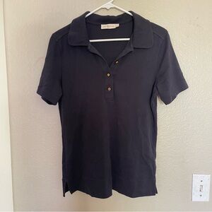 Tory Burch Dark Blue Top polo Women XLarge